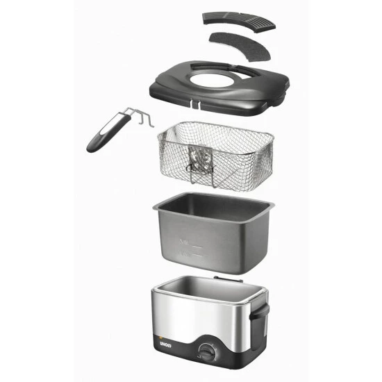 Brandneu 🛒 Unold 58615 Friteuse Edelstahl /schwarz ❤️ 9 Brandneu 🛒 Unold 58615 Friteuse Edelstahl /schwarz ❤️ – Bild 7