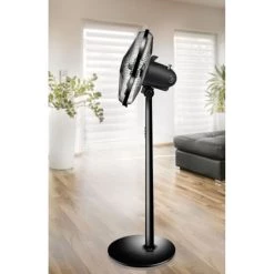 Brandneu ✔️ Unold 86825 Standventilator Silverline Black Schwarz-Silber ⭐ -Unold Verkäufe unnamed file 1267