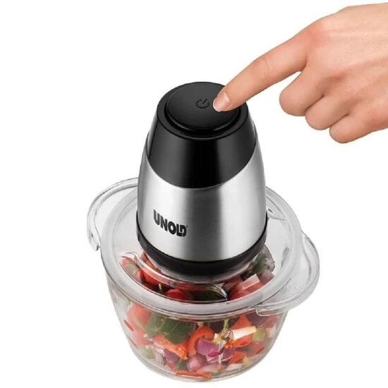 Neu 😉 Unold 78515 Blitzhacker Multi Edelstahl-Schwarz, Zerkleinerer, 350 W, Hacken ❤️ 6 Neu 😉 Unold 78515 Blitzhacker Multi Edelstahl-Schwarz, Zerkleinerer, 350 W, Hacken ❤️ – Bild 4