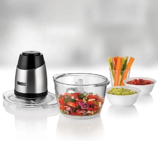 Neu 😉 Unold 78515 Blitzhacker Multi Edelstahl-Schwarz, Zerkleinerer, 350 W, Hacken ❤️ 8 Neu 😉 Unold 78515 Blitzhacker Multi Edelstahl-Schwarz, Zerkleinerer, 350 W, Hacken ❤️ – Bild 6