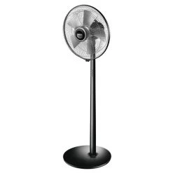 Schlussverkauf 🧨 Standventilator UNOLD 86825 Silverline Schwarz 40cmØ Drehend Neigung Verstellbar 50W 🤩