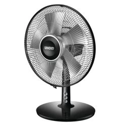 Bestes Angebot 🎉 Tischventilator UNOLD 86817 Silverline Schwarz 25cmØ Drehend Und Neigbar 25W 🌟
