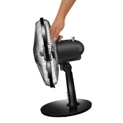 Bestes Angebot 🎉 Tischventilator UNOLD 86817 Silverline Schwarz 25cmØ Drehend Und Neigbar 25W 🌟 -Unold Verkäufe unnamed file 1468