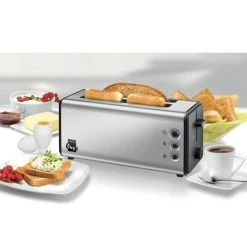 Neu 🥰 Langschlitztoaster Toaster Onyx Duplex Mit Brötchenaufsatz Krümelschublade Küchengerät UNOLD 38915 🌟 -Unold Verkäufe unnamed file 1505