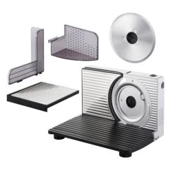 Auslauf ⭐ Unold 78866 Allesschneider Curve Silber ✔️