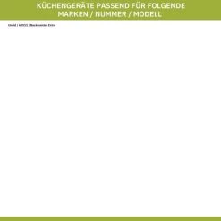 Bestes Angebot 😍 Knethaken UNOLD 6851138 Für Doppelbackform Brotbackautomat 🌟