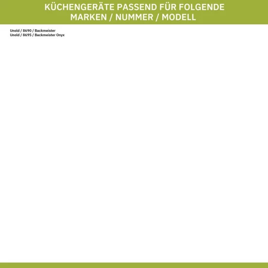 Am billigsten 😍 Unold 869524 Backform Für 8690, 8695, 86951, 68100 Brotbackautomat, Backmeister 🤩 3 Am billigsten 😍 Unold 869524 Backform Für 8690, 8695, 86951, 68100 Brotbackautomat, Backmeister 🤩