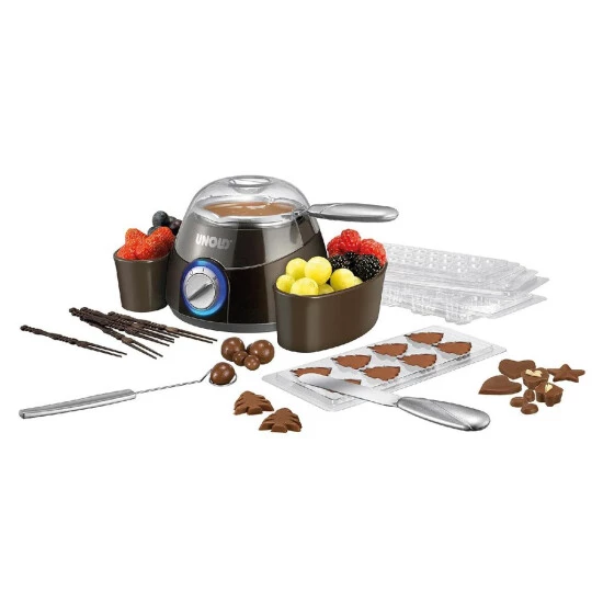 Neu 🔔 UNOLD Chocolatier Schokoladenfondue 25Watt Braun/silber ⌛ 3 Neu 🔔 UNOLD Chocolatier Schokoladenfondue 25Watt Braun/silber ⌛
