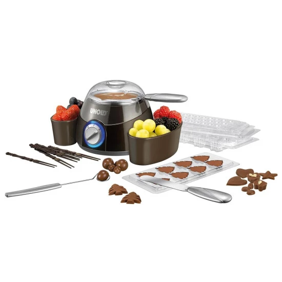 Neu 🔔 UNOLD Chocolatier Schokoladenfondue 25Watt Braun/silber ⌛ 4 Neu 🔔 UNOLD Chocolatier Schokoladenfondue 25Watt Braun/silber ⌛ – Bild 2