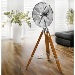Besorgen 👍 Unold KOLONIAL Design-Standventilator Aus Kiefernholz (Chrom- & Holzoptik, 50 Watt, Dreifuß, 3 Stufen, Oszillation) 😉 -Unold Verkäufe unnamed file 406