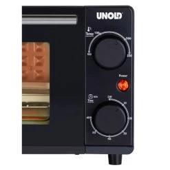 Bester Verkauf 🔥 Unold 68835 OFEN Kompakt Schwarz, Mini-Backofen, Zwei Mini-Pizzen, Freistehend 😉 -Unold Verkäufe unnamed file 454