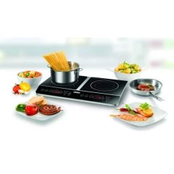 Am billigsten 🔥 Unold 58175 Doppel Kochplatten Edelstahl-Schwarz 👏 -Unold Verkäufe unnamed file 608