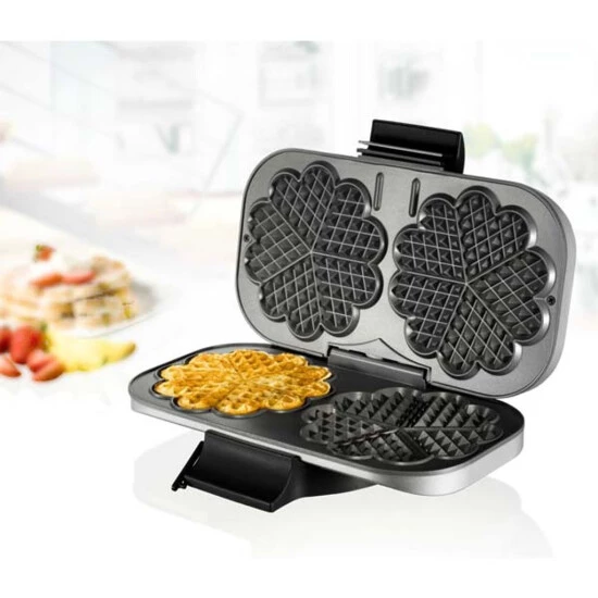 Am billigsten 😍 Unold 48241 Doppel-Waffelautomat ✔️ 11 Am billigsten 😍 Unold 48241 Doppel-Waffelautomat ✔️ – Bild 9