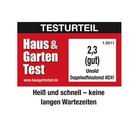 Am billigsten 😍 Unold 48241 Doppel-Waffelautomat ✔️ 14 Am billigsten 😍 Unold 48241 Doppel-Waffelautomat ✔️ – Bild 12