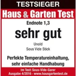 Aktion 🔔 Unold SOUS VIDE STICK Time Dampfgarer (Konstante Temperatur, Mit Timerfunktion, LCD-Display, Temperaturregelung Von 0-95 °C, BPA-frei, Leichte Reinigung) 🔔 -Unold Verkäufe unnamed file 917